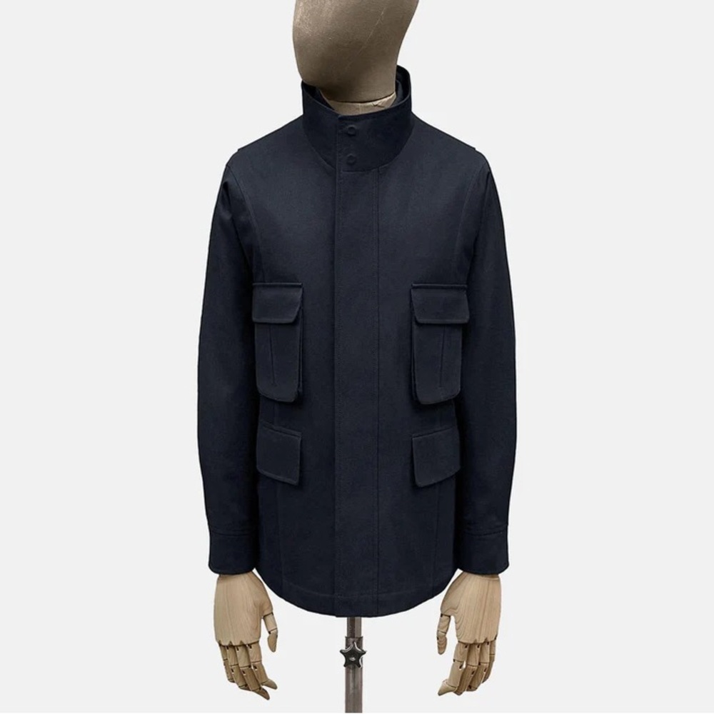 S.E.H. Kelly NAVY COTTON AIRWEAVE FIELD JACKET